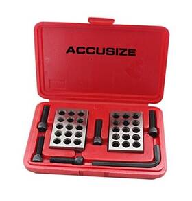 Accusize Co. Ltd. Eg02-0408 Ultra Precision Set With Screw In Plastic Box Eg0-0408 1-2-3 Blocks 2
