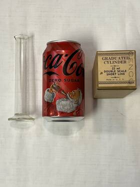 Cenco Ch0354f Antique 25ml Graduated Cylinder Nos In Original Box