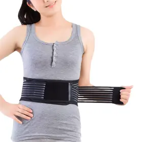 Kkaffe 768607915591 Back Support With Magnet Tourmaline Magnetic Braces For Lower Pa Inch