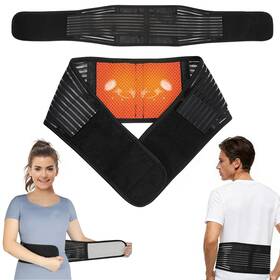Kkaffe Ys0050-m Back Support With Magnet Tourmaline Magnetic Braces For Lower Pa Inch