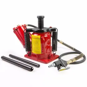 50012 Stark Usa 20-ton Portable Hydraulic Bottle Jack Air-operated Pneumatic Lift L