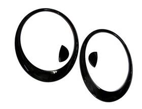 Ws Hlr-min79-bk Glossy Black Cover Stickers Painted For Cooper Mk2 R56 S 2007 2013 Head